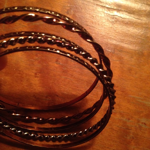 Five hoop bracelet set - Picture 2 of 3